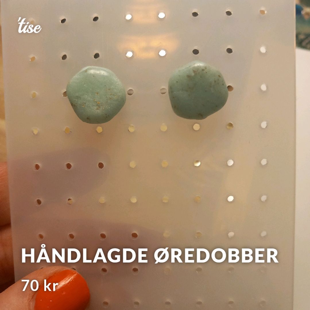 Håndlagde Øredobber