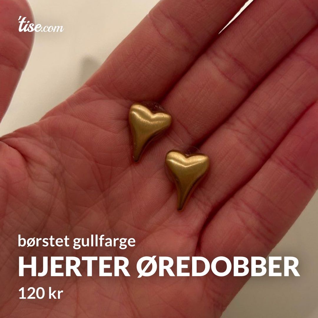 hjerter øredobber