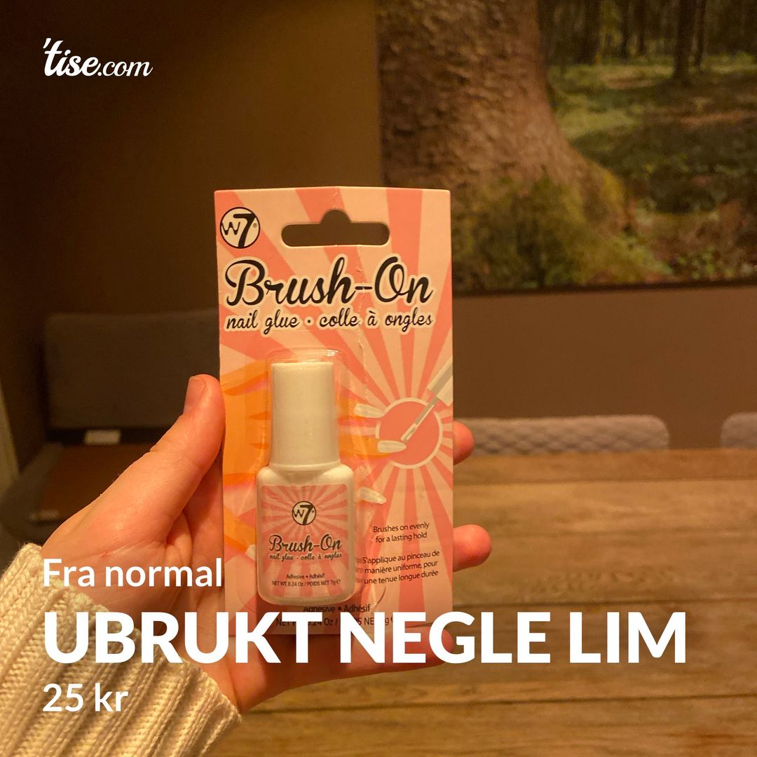 Ubrukt negle lim