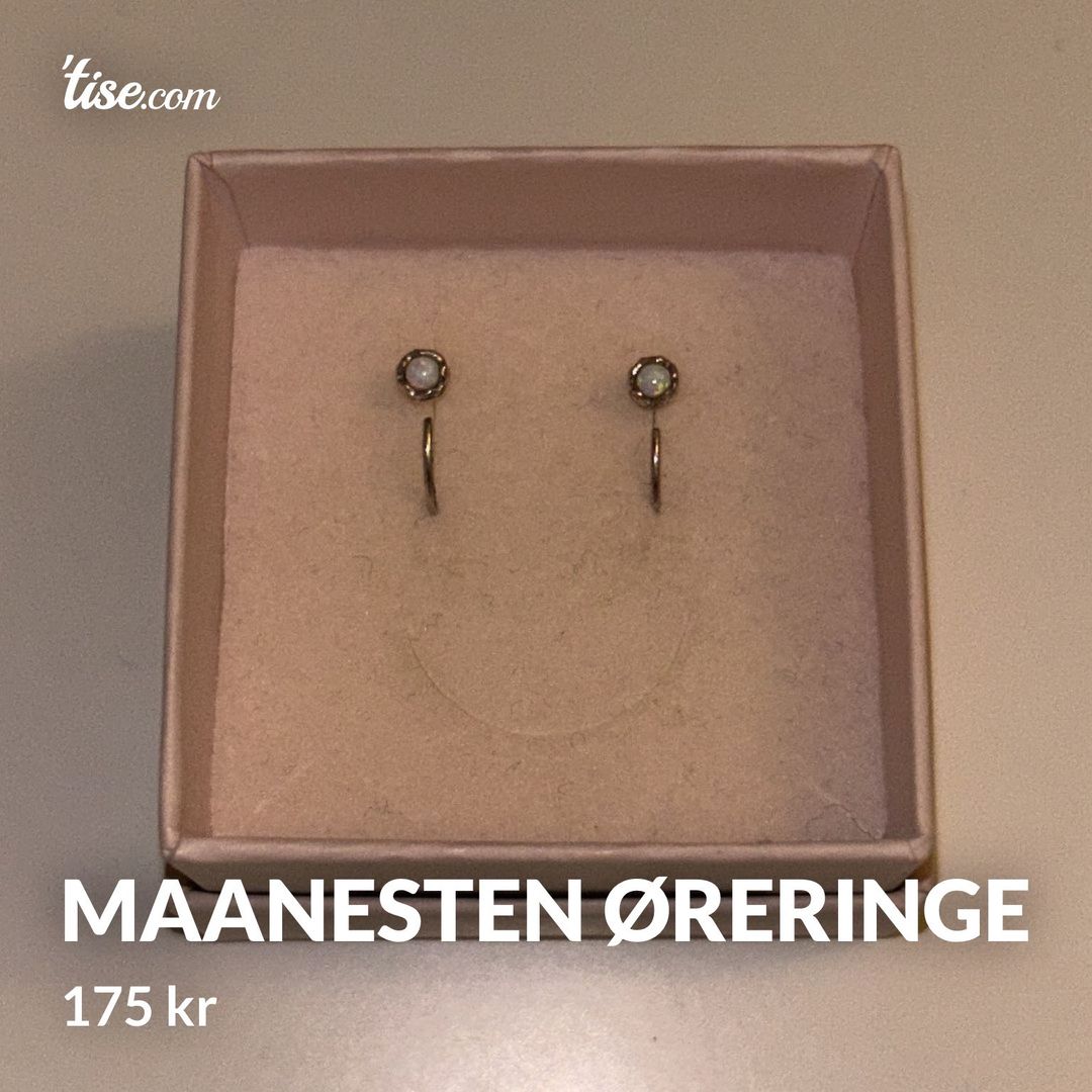 Maanesten øreringe