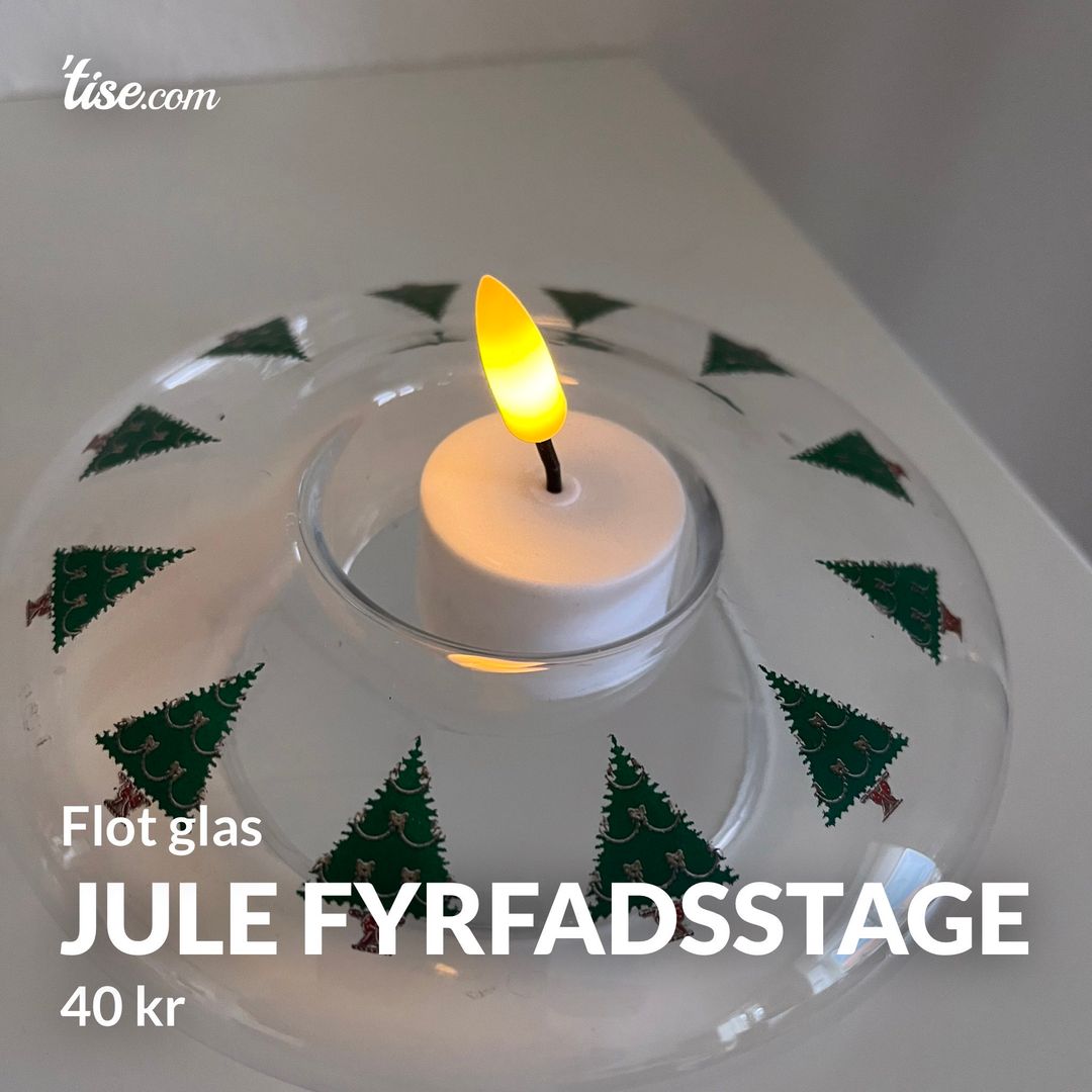 Jule fyrfadsstage