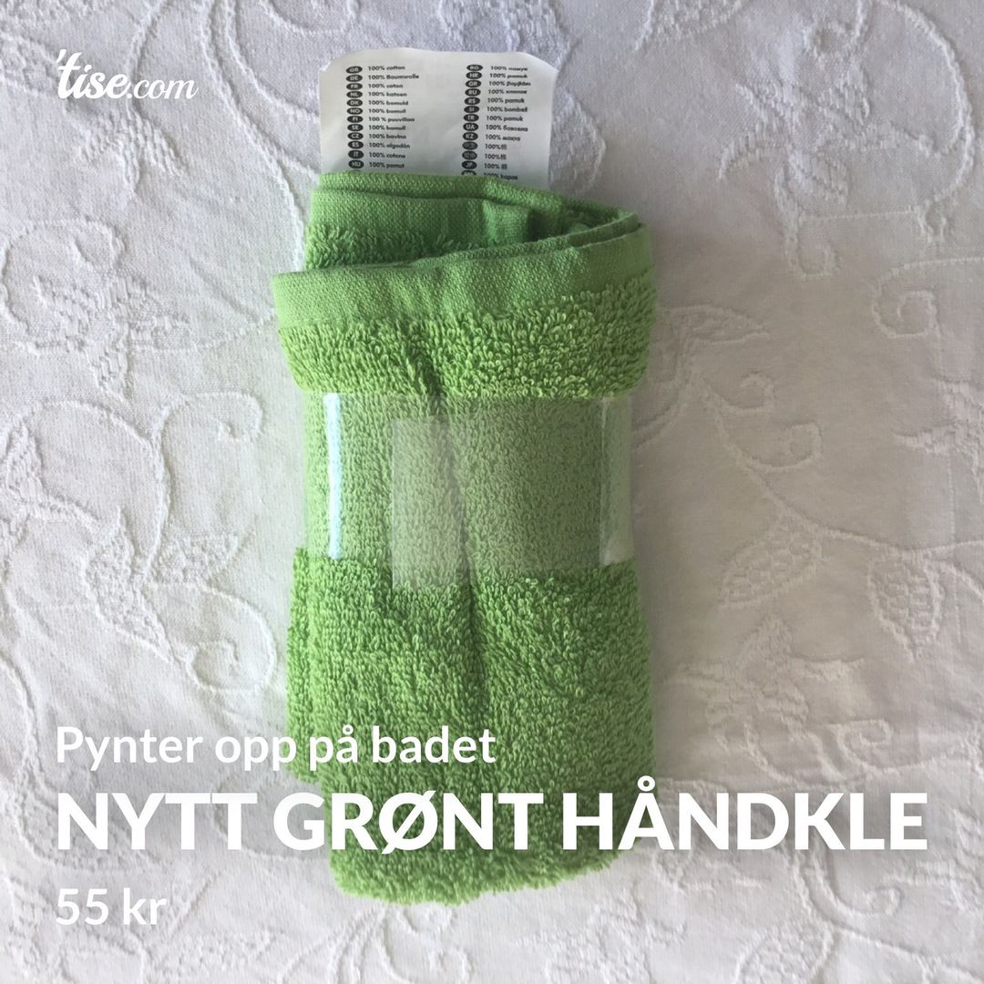 Nytt grønt håndkle