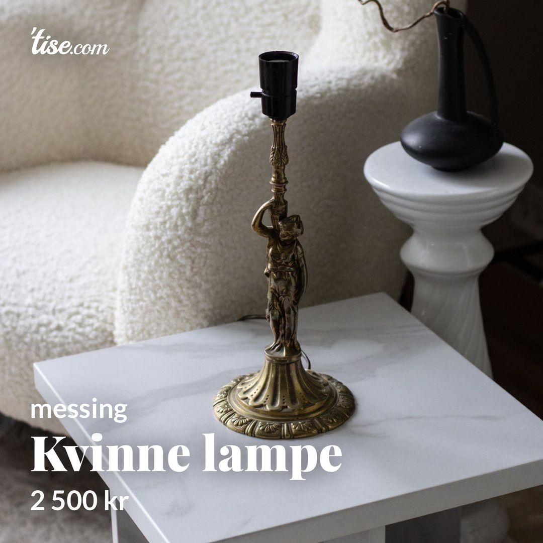 Kvinne lampe