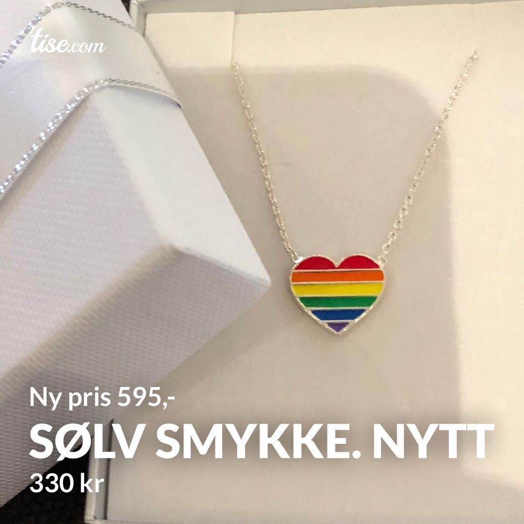 Sølv smykke. Nytt