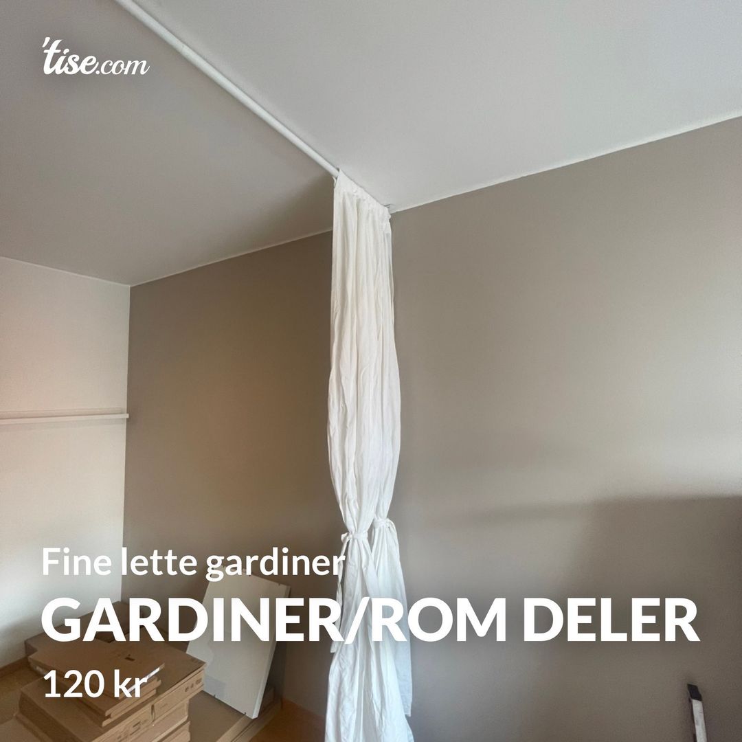 Gardiner/rom deler