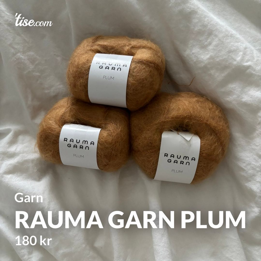 Rauma garn plum