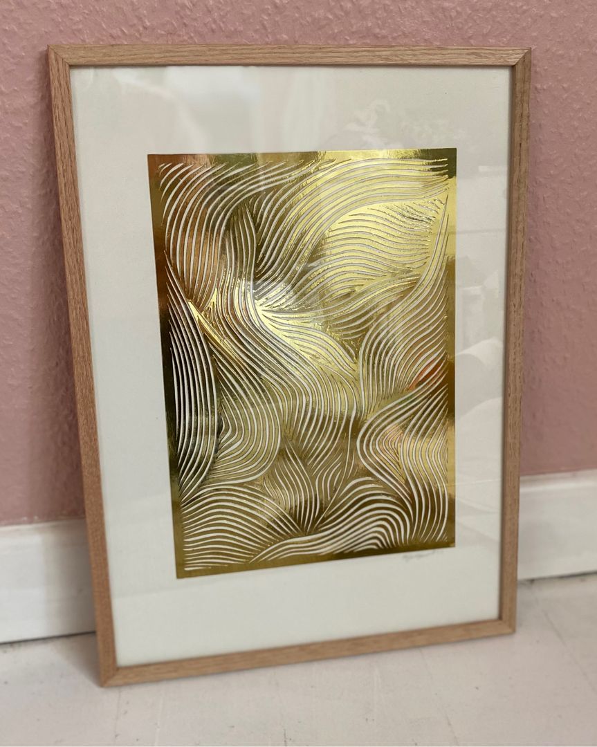 A3 guld papercut