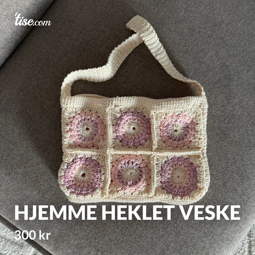 Hjemme heklet veske