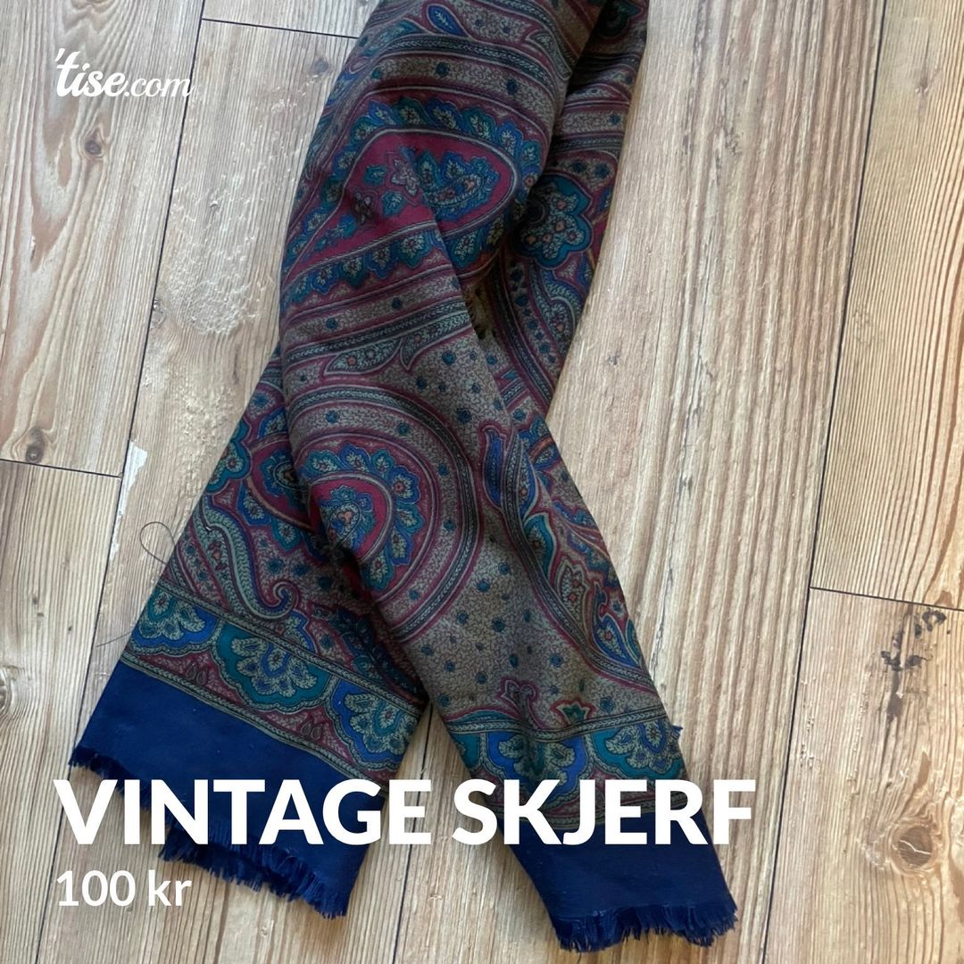 Vintage skjerf