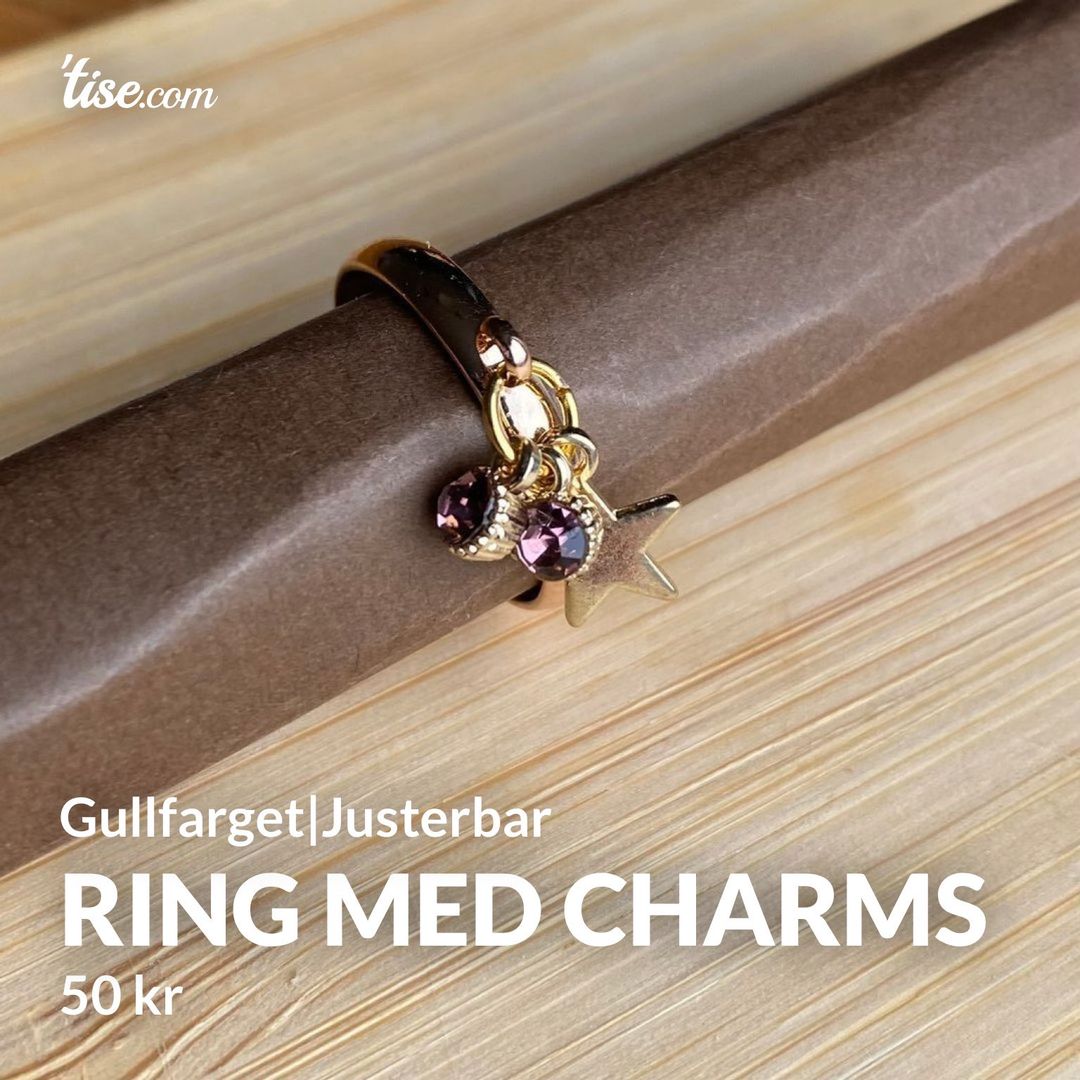 Ring med charms