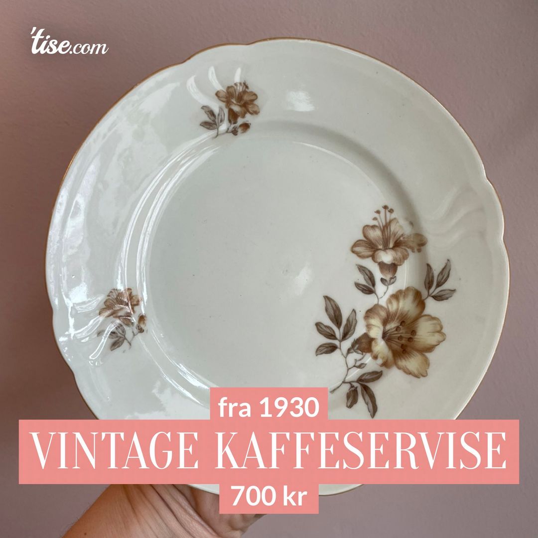 Vintage kaffeservise