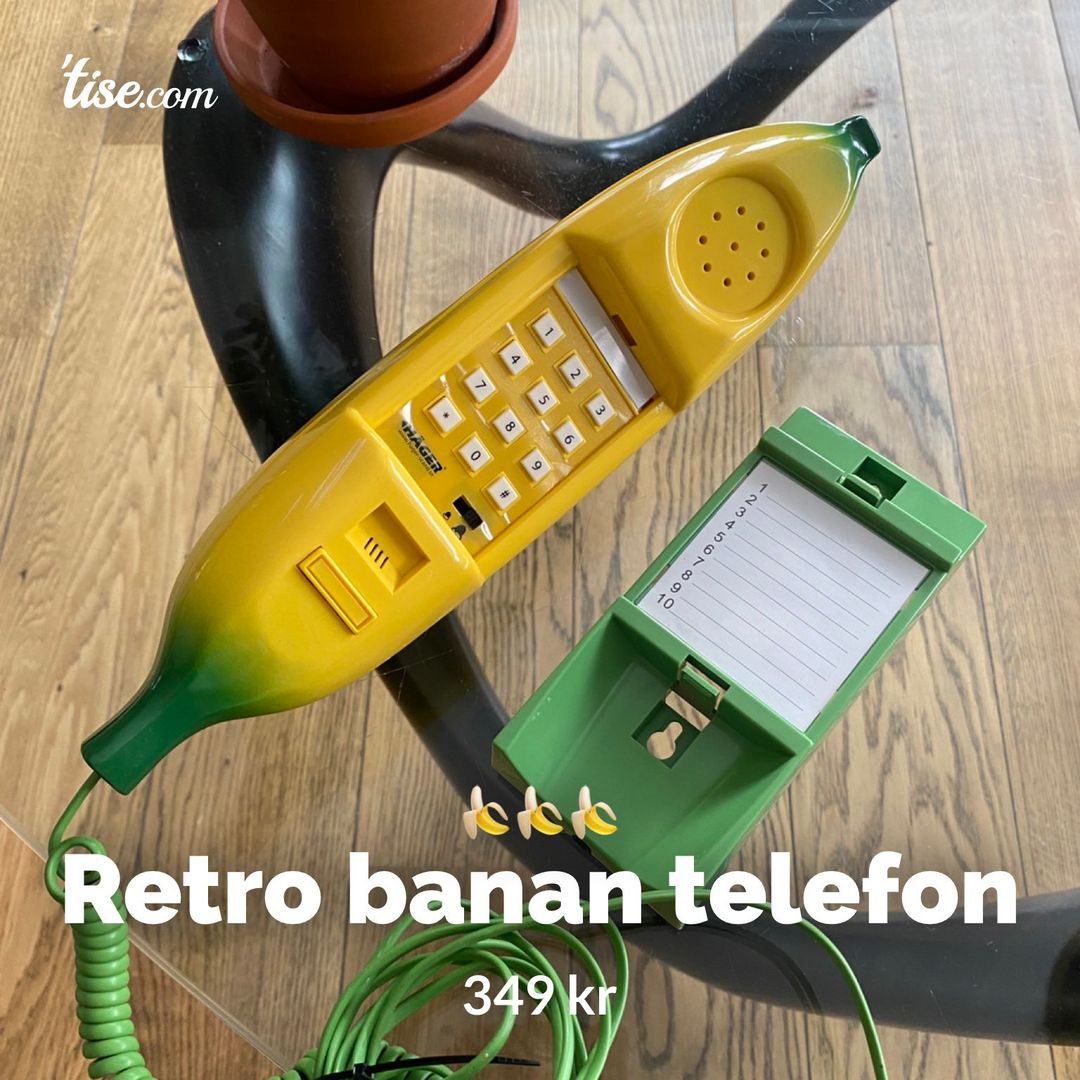 Retro banan telefon