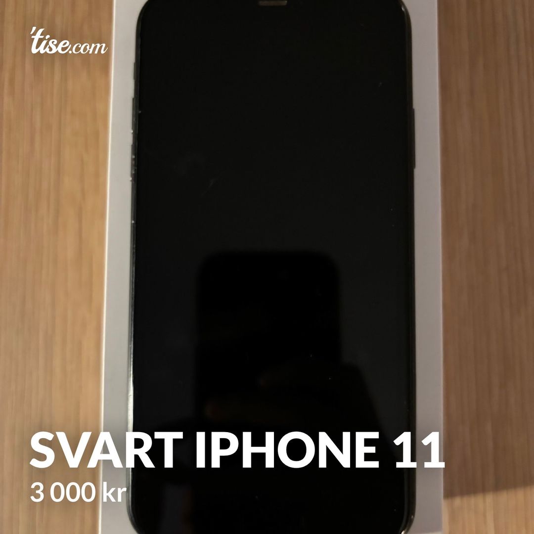 Svart iPhone 11