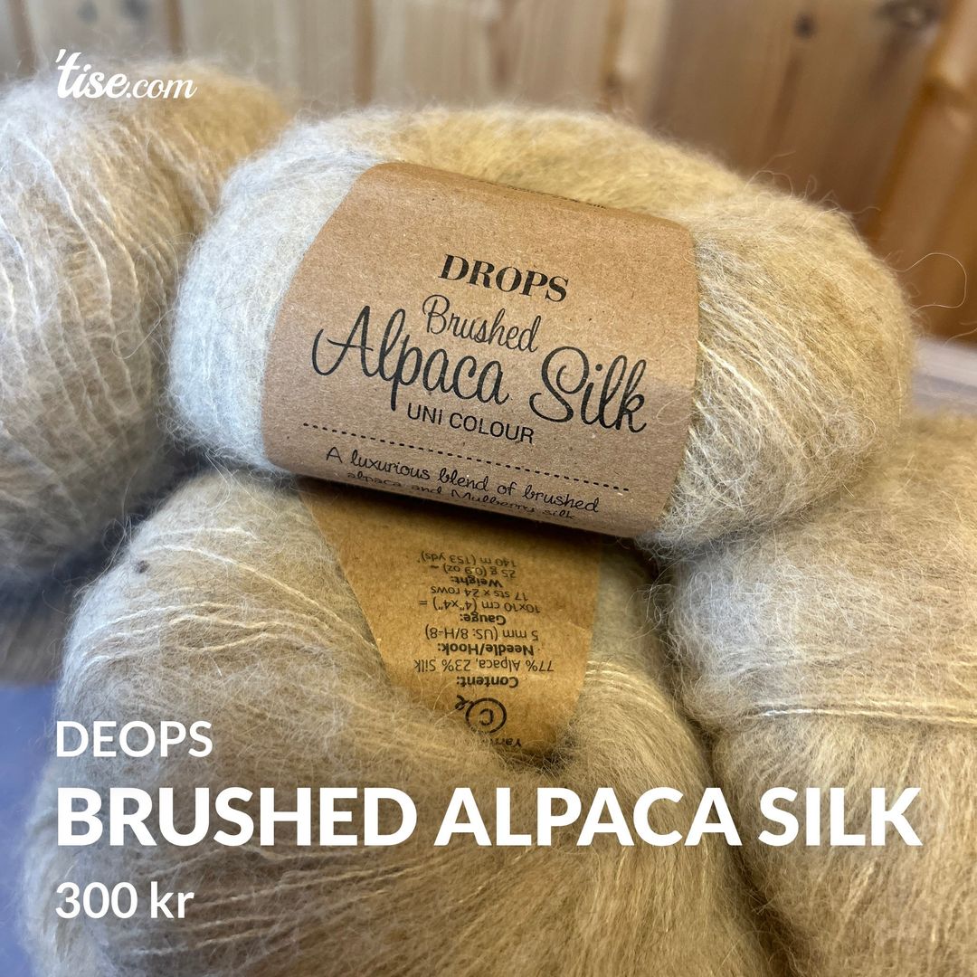 Brushed Alpaca Silk