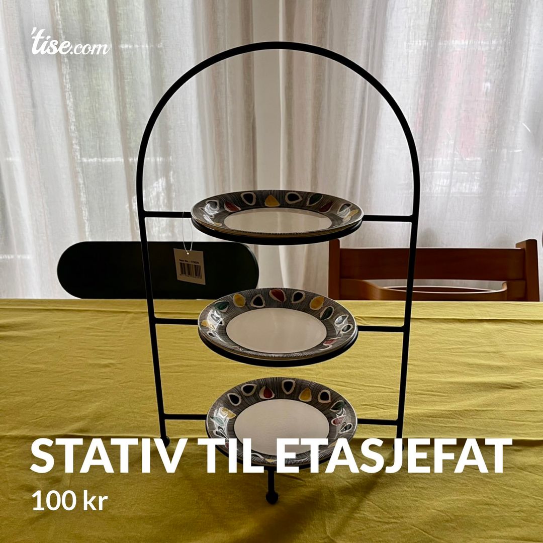 Stativ til etasjefat