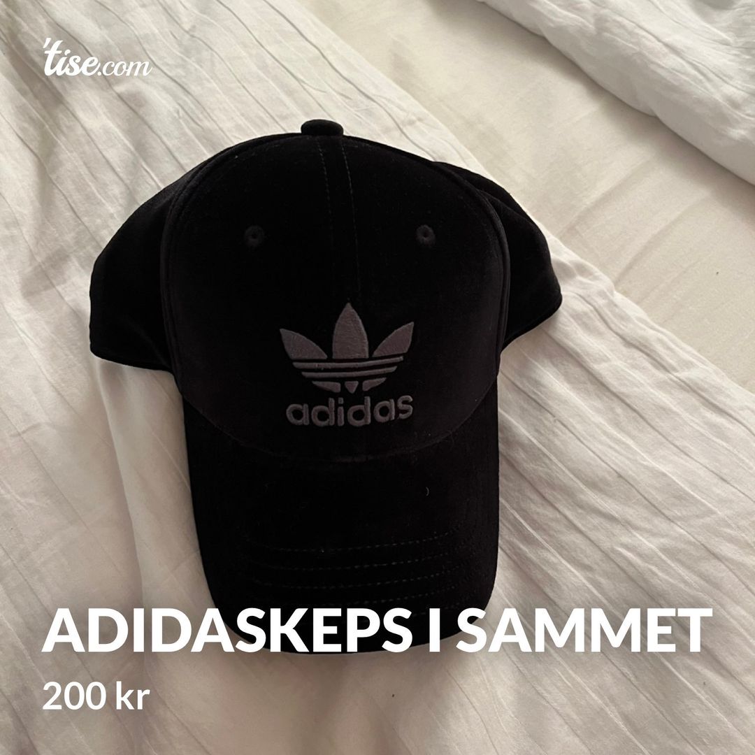 Adidaskeps i sammet