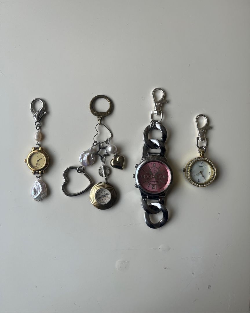 Clock key/bag charms