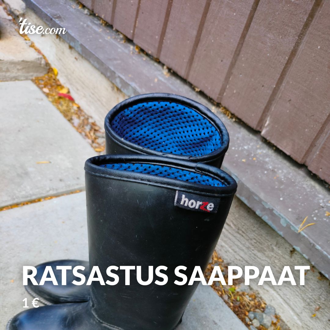 Ratsastus saappaat