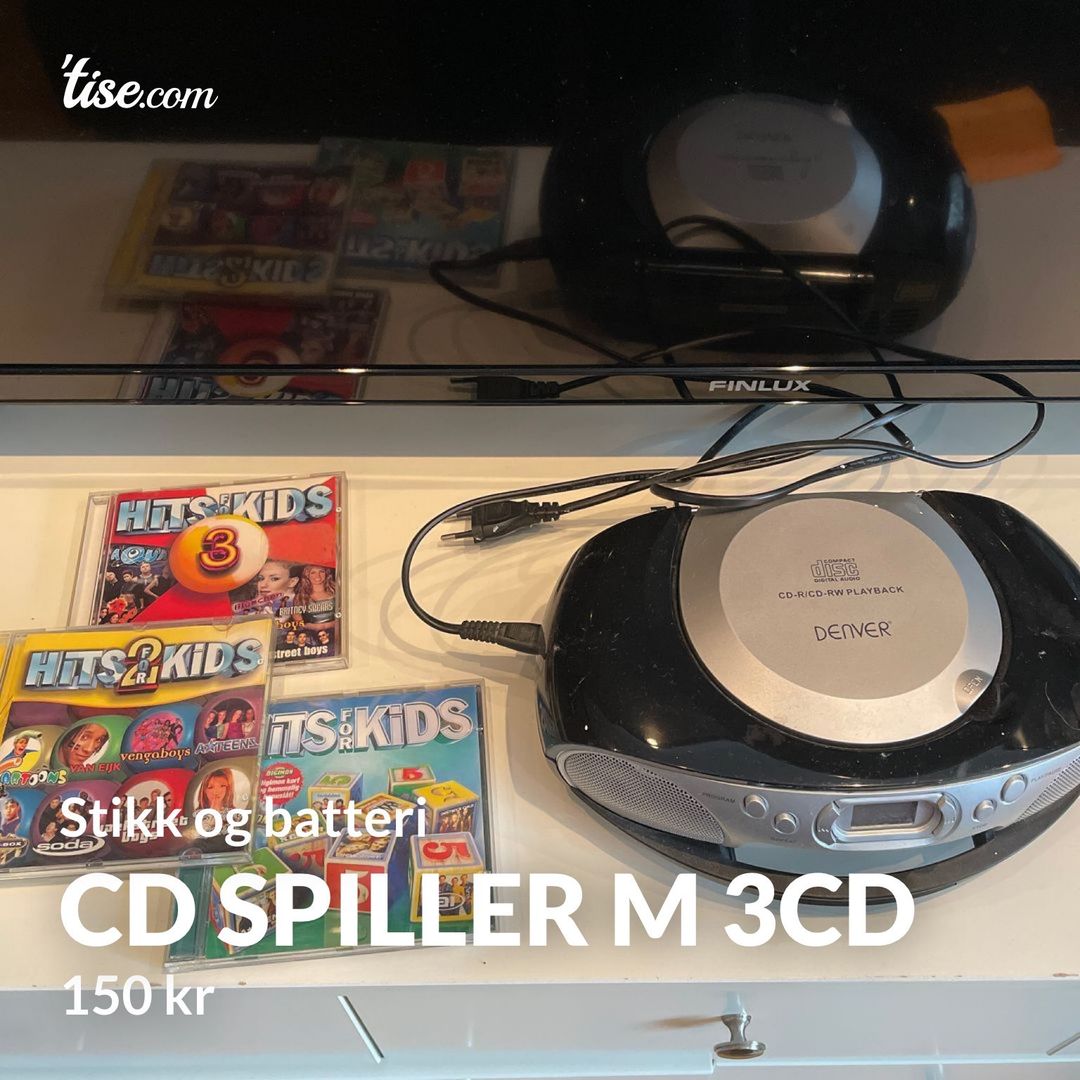 Cd spiller m 3cd