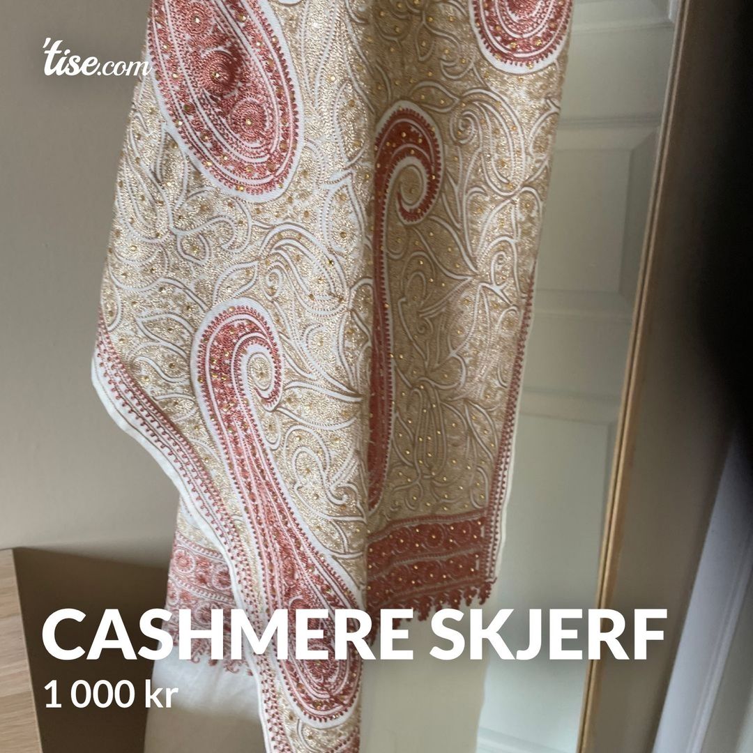 Cashmere skjerf