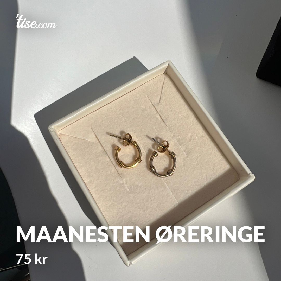 Maanesten øreringe