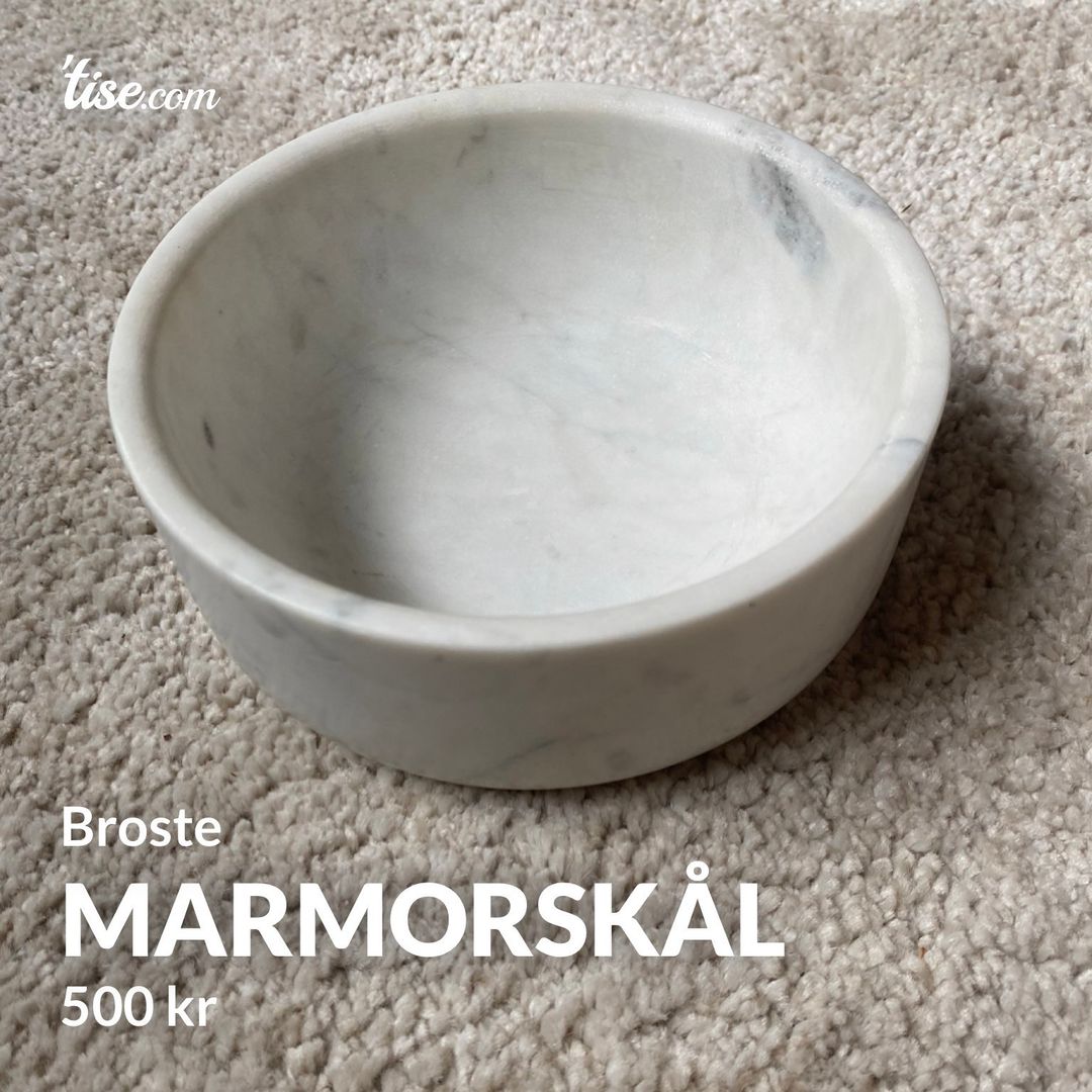 Marmorskål