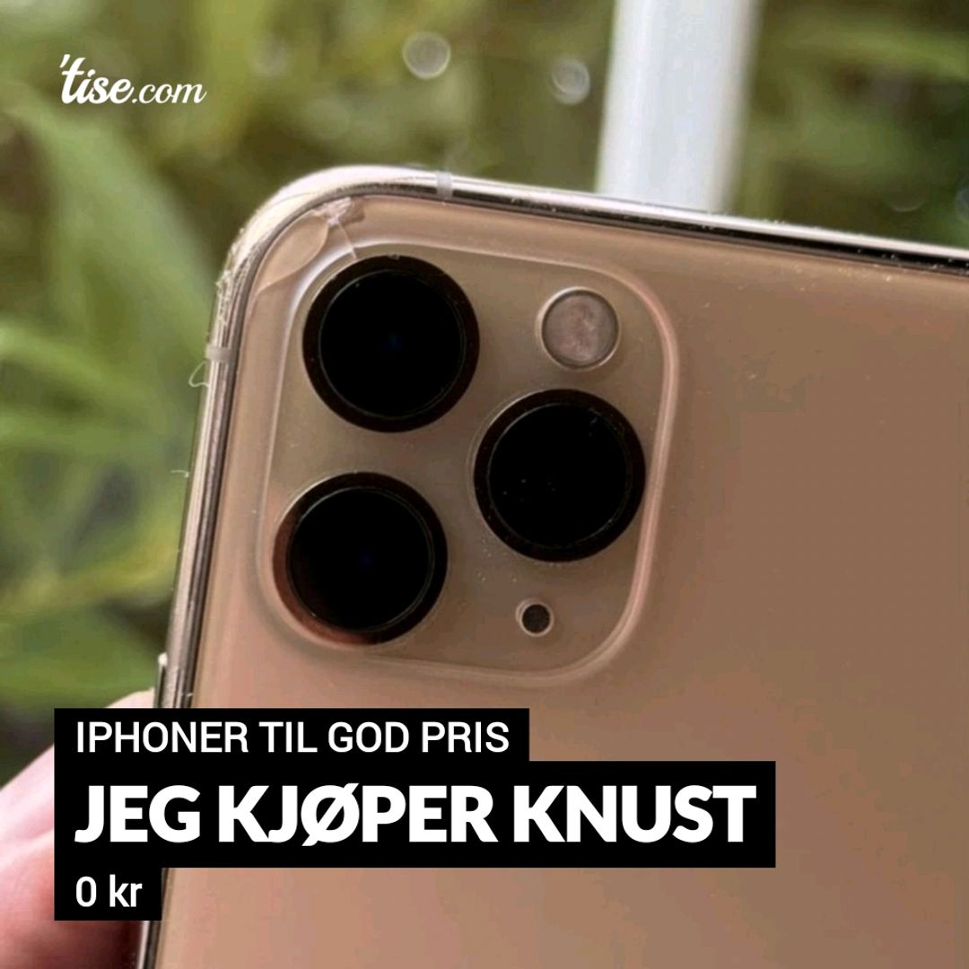 JEG KJØPER KNUST