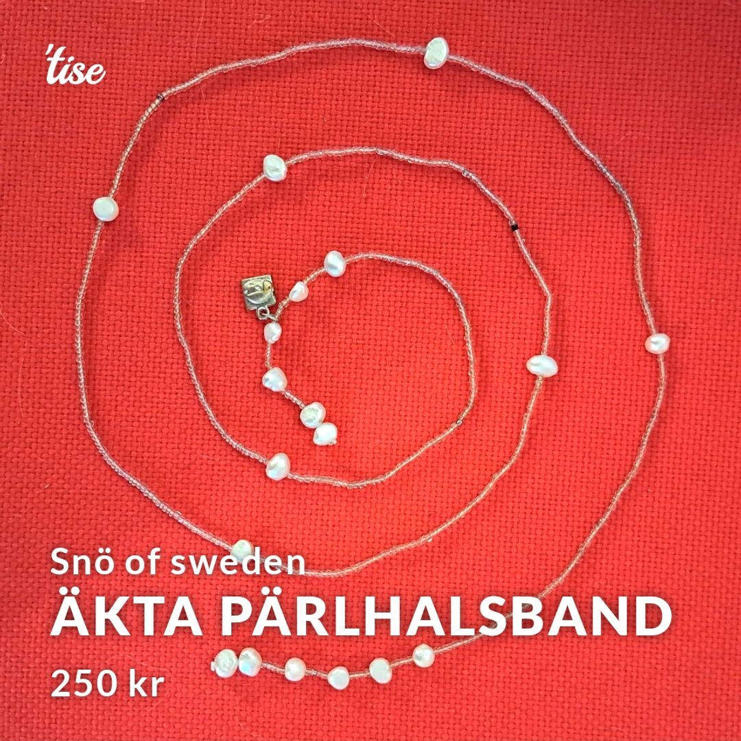 Äkta Pärlhalsband