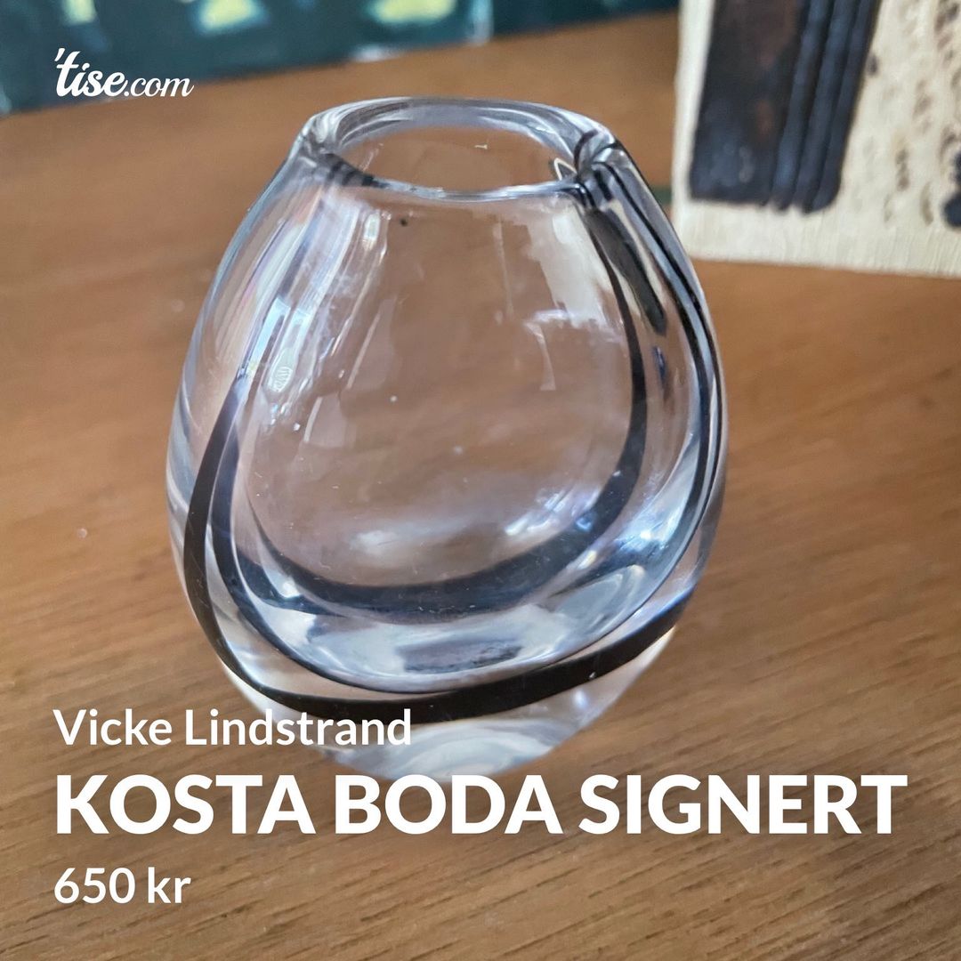 Kosta Boda signert