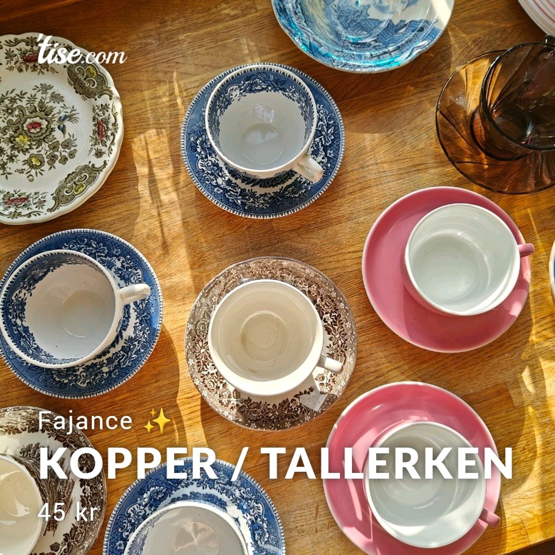 Kopper / Tallerken