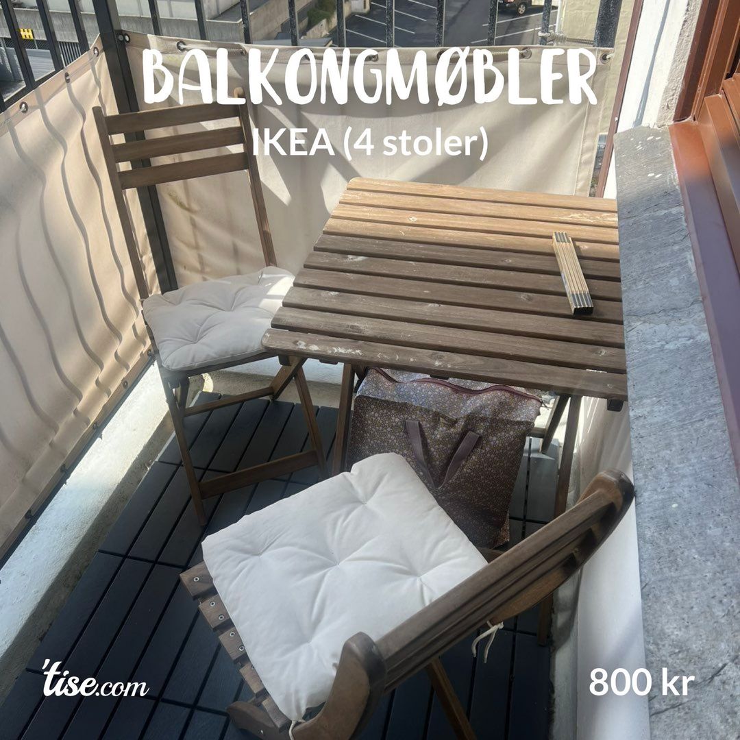 Balkongmøbler