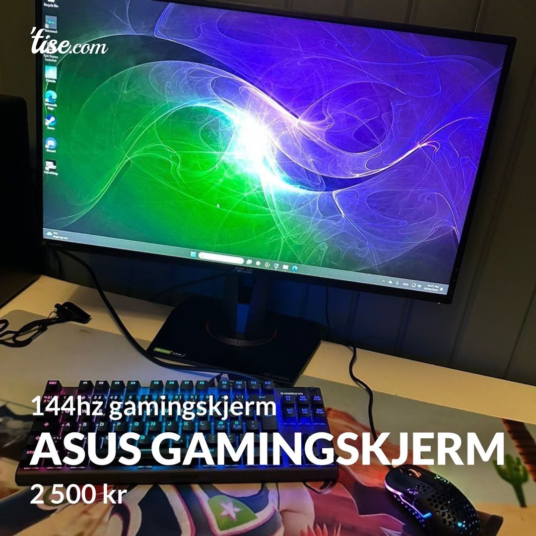 Asus gamingskjerm