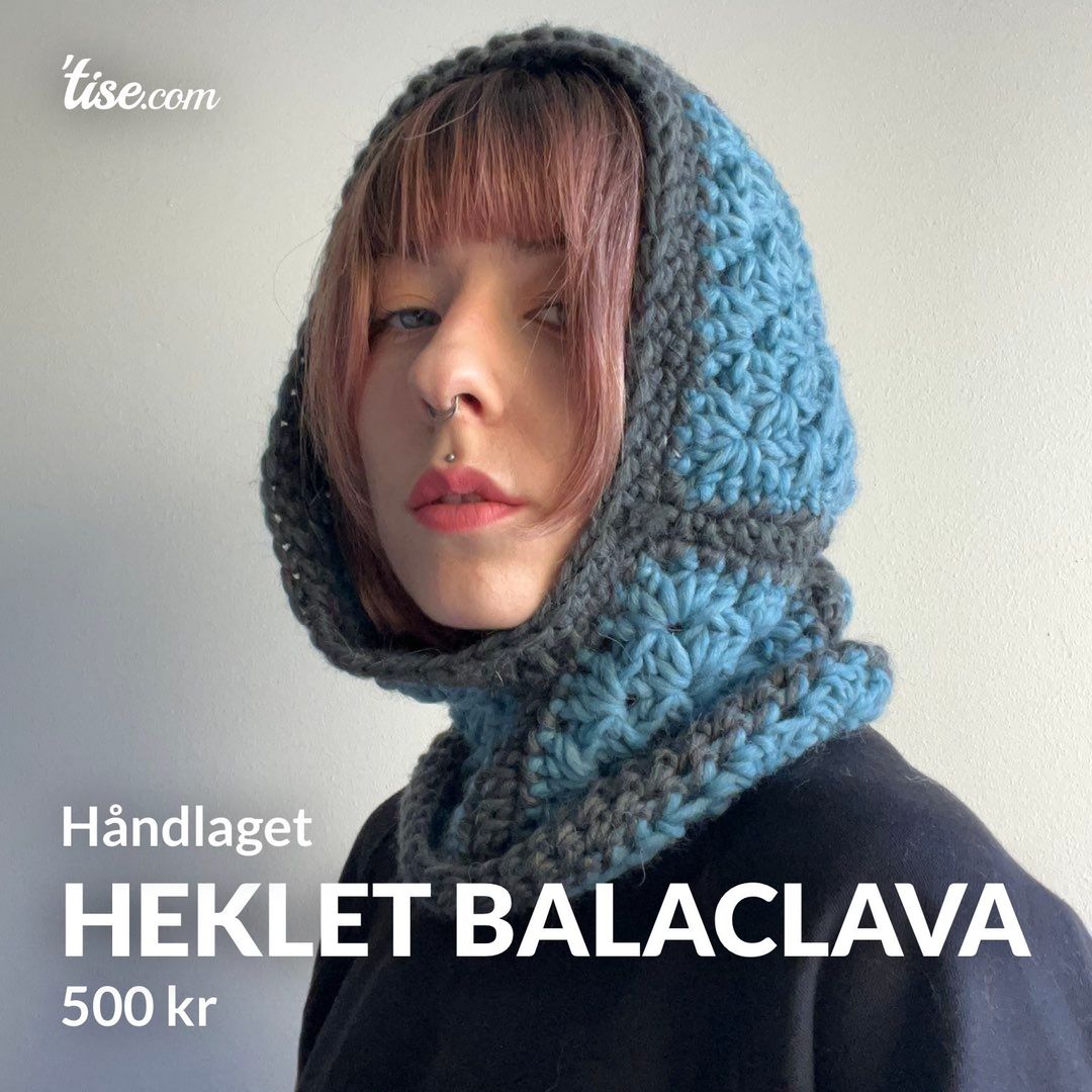 Heklet balaclava