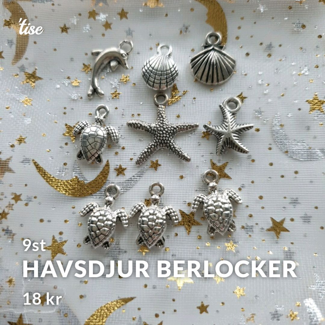 Havsdjur Berlocker