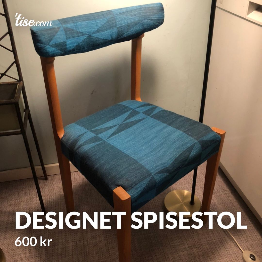 Designet spisestol