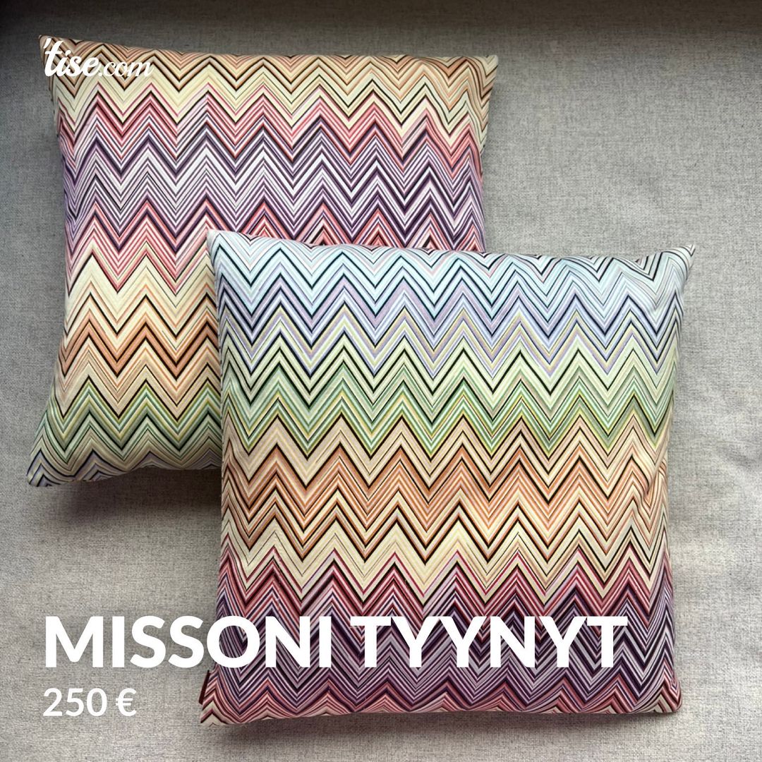 Missoni tyynyt