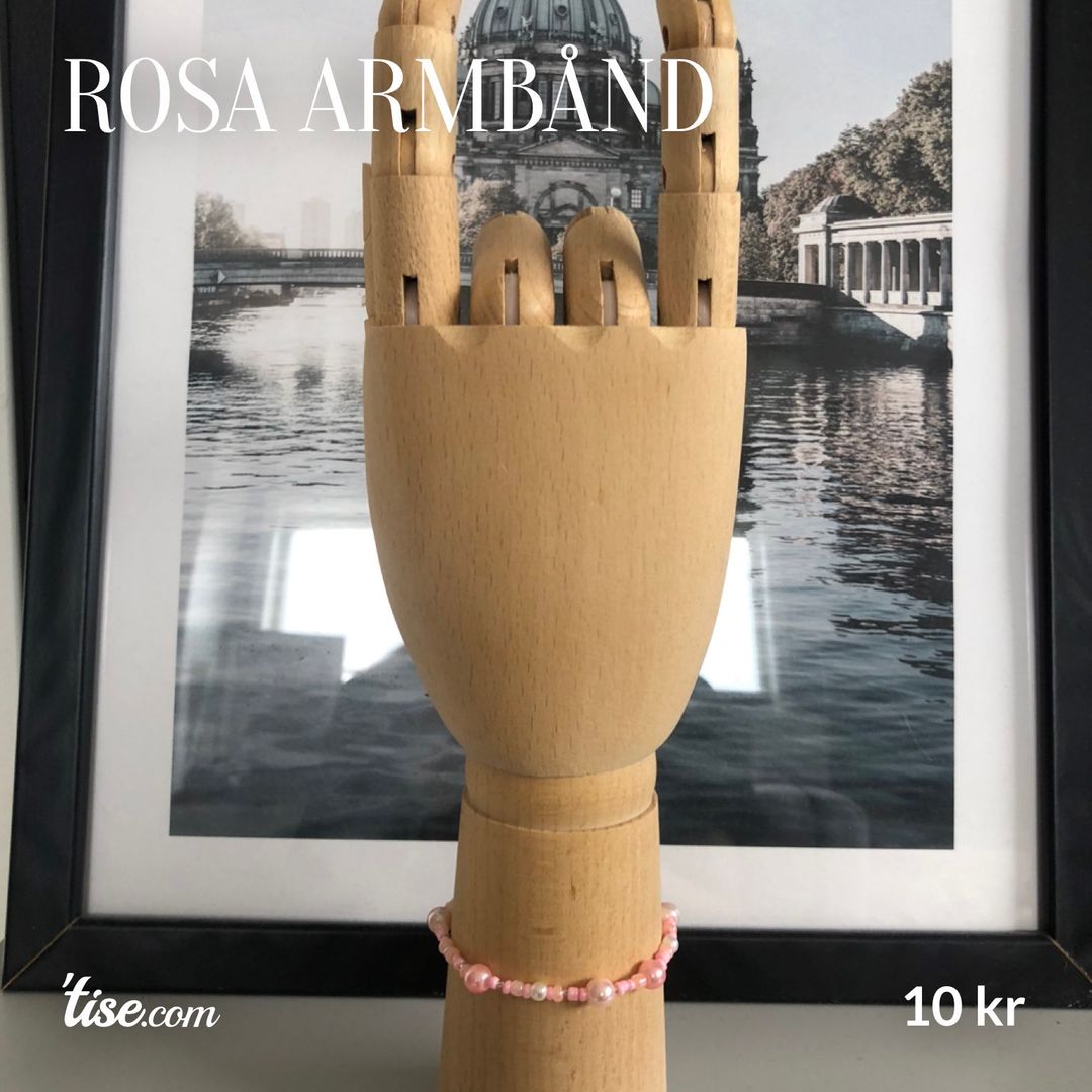 Rosa armbånd