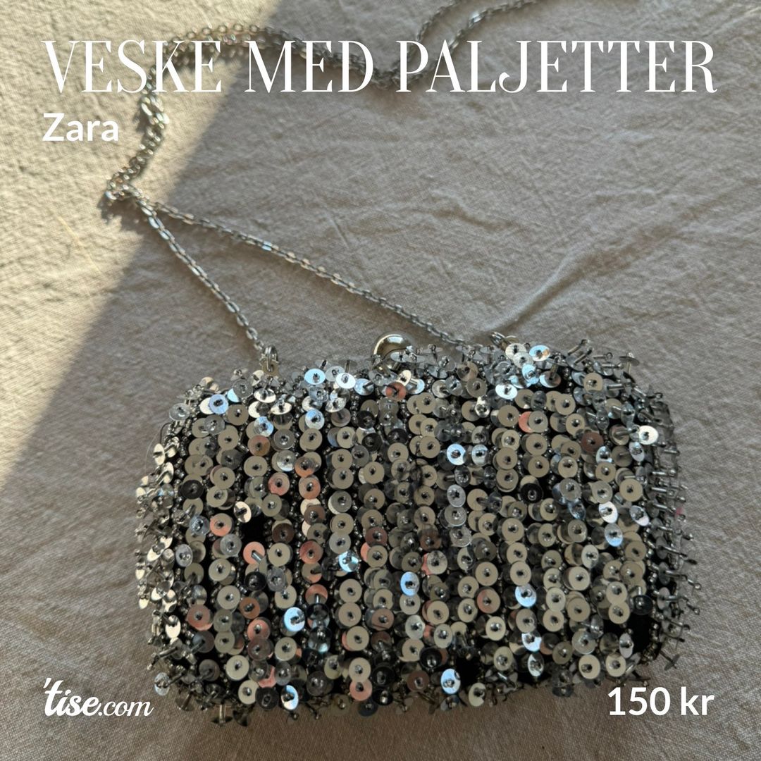 Veske med paljetter