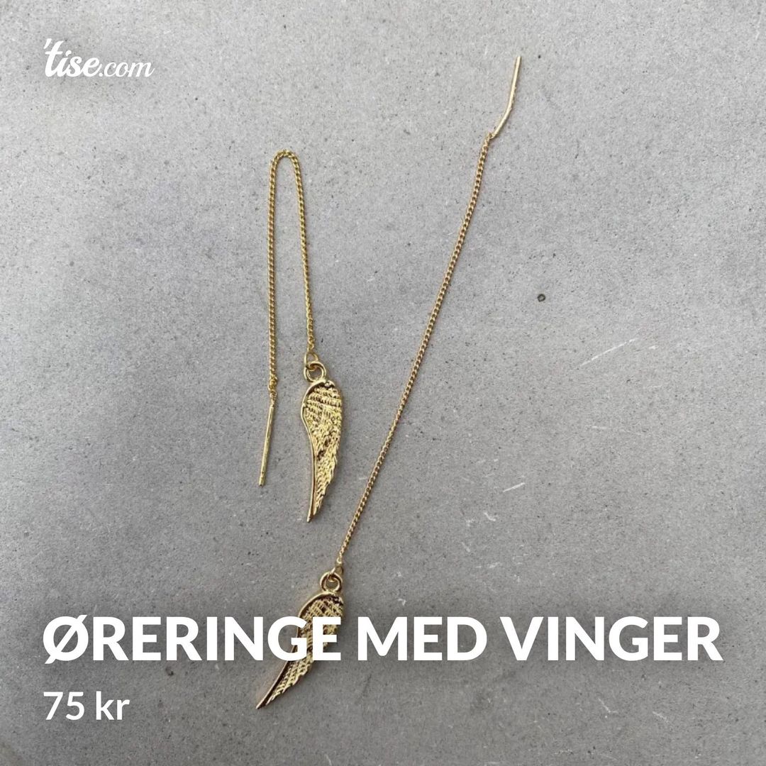 Øreringe med vinger