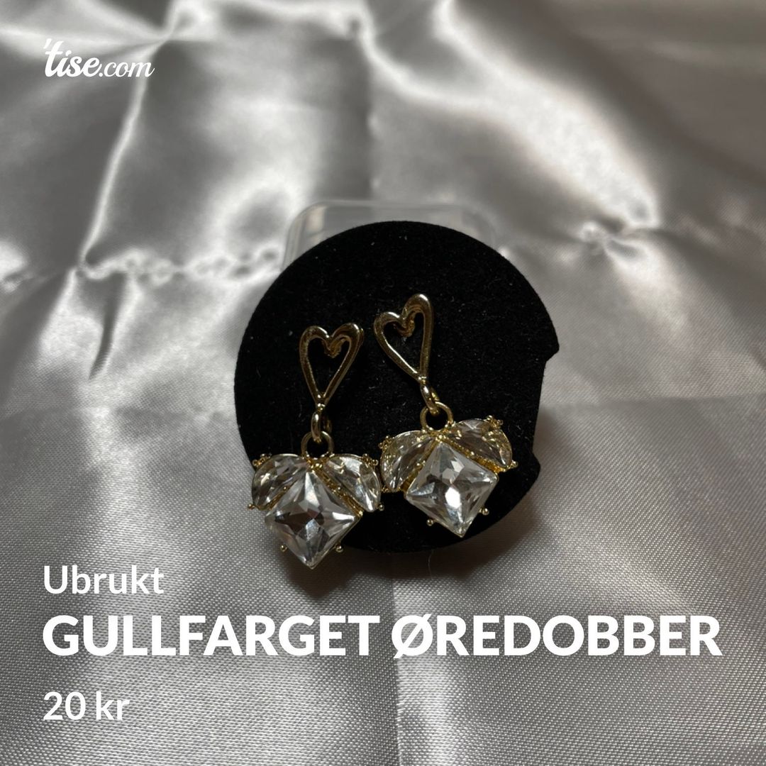 GULLFARGET ØREDOBBER