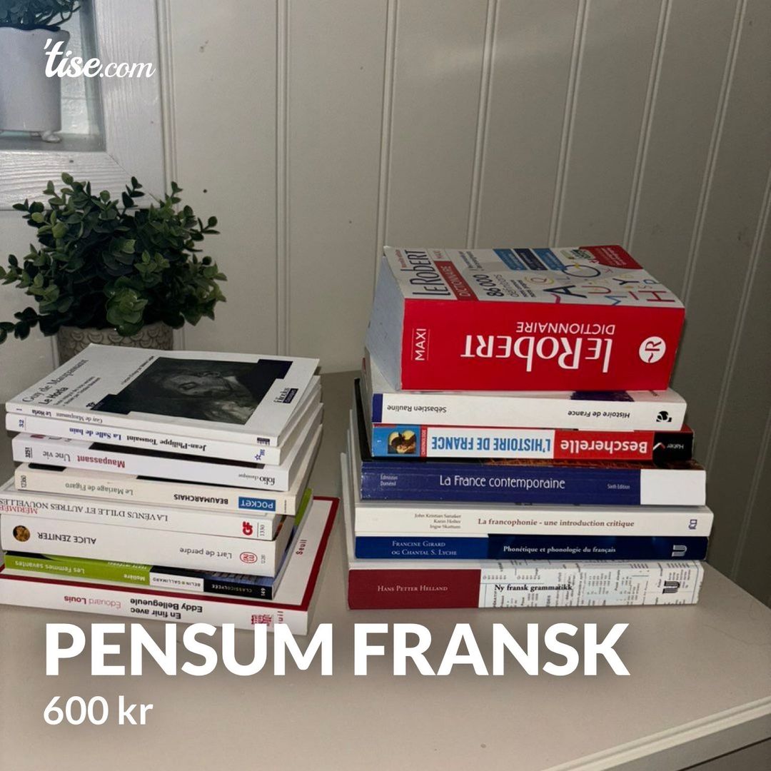 Pensum Fransk