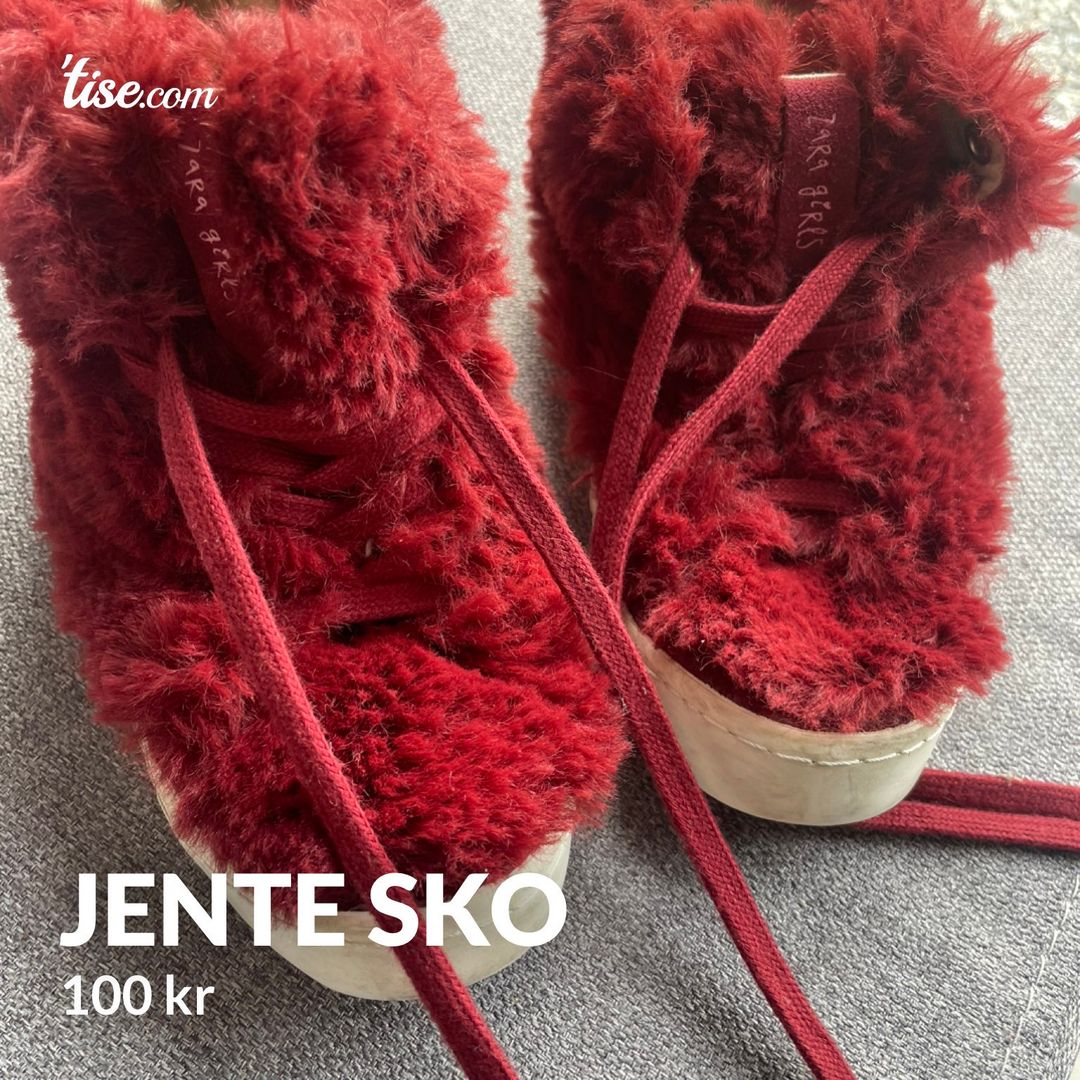 Jente sko