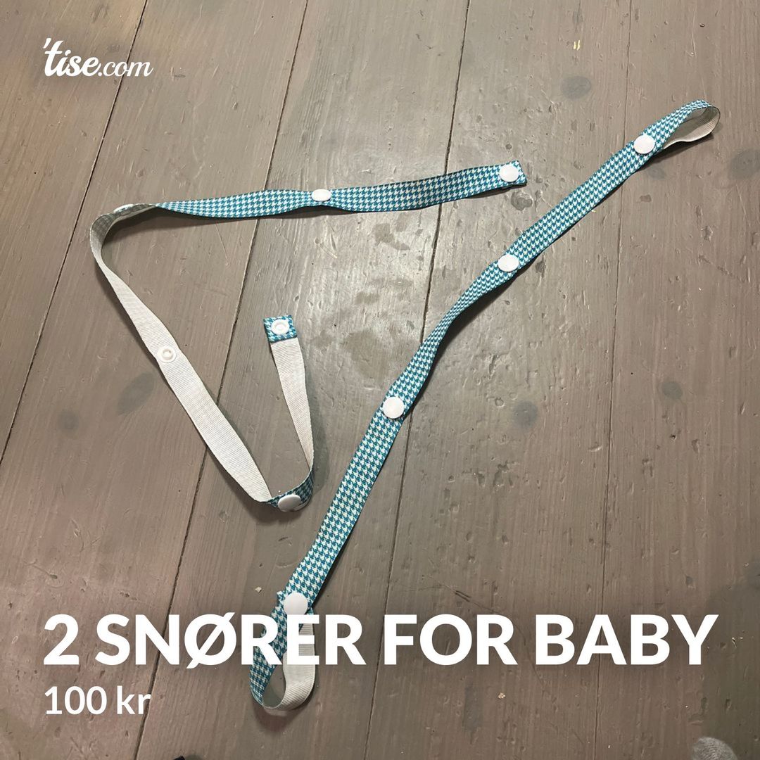 2 snører for baby