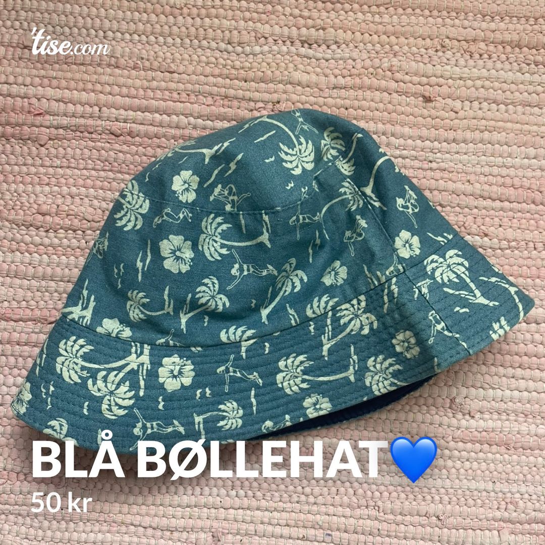 Blå bøllehat💙