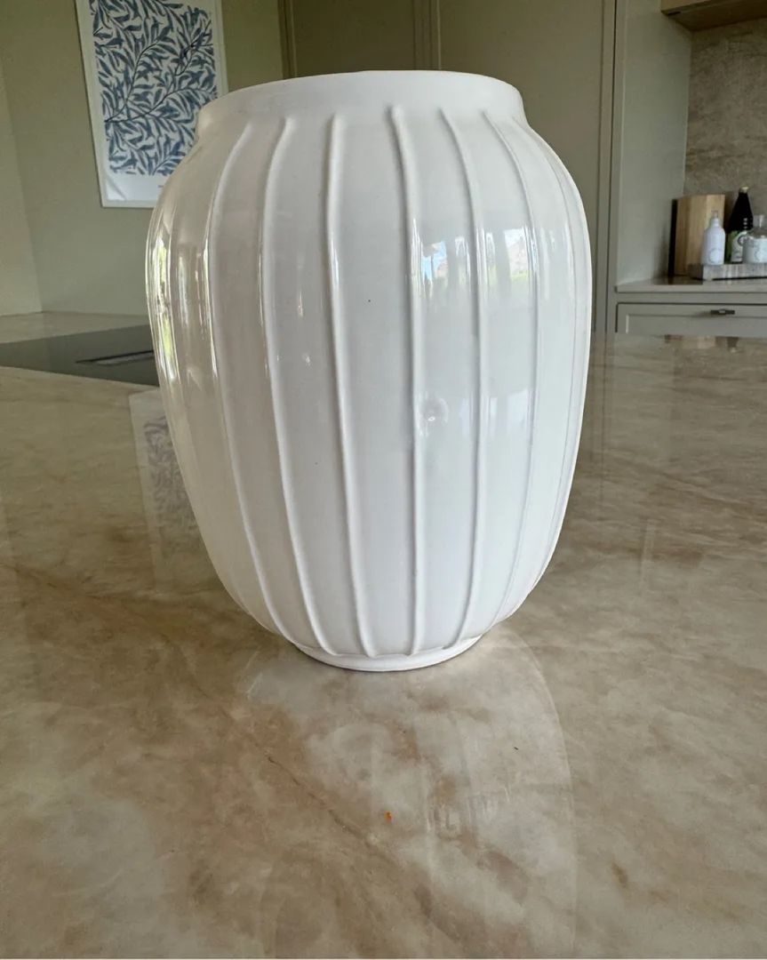 Hvit vase