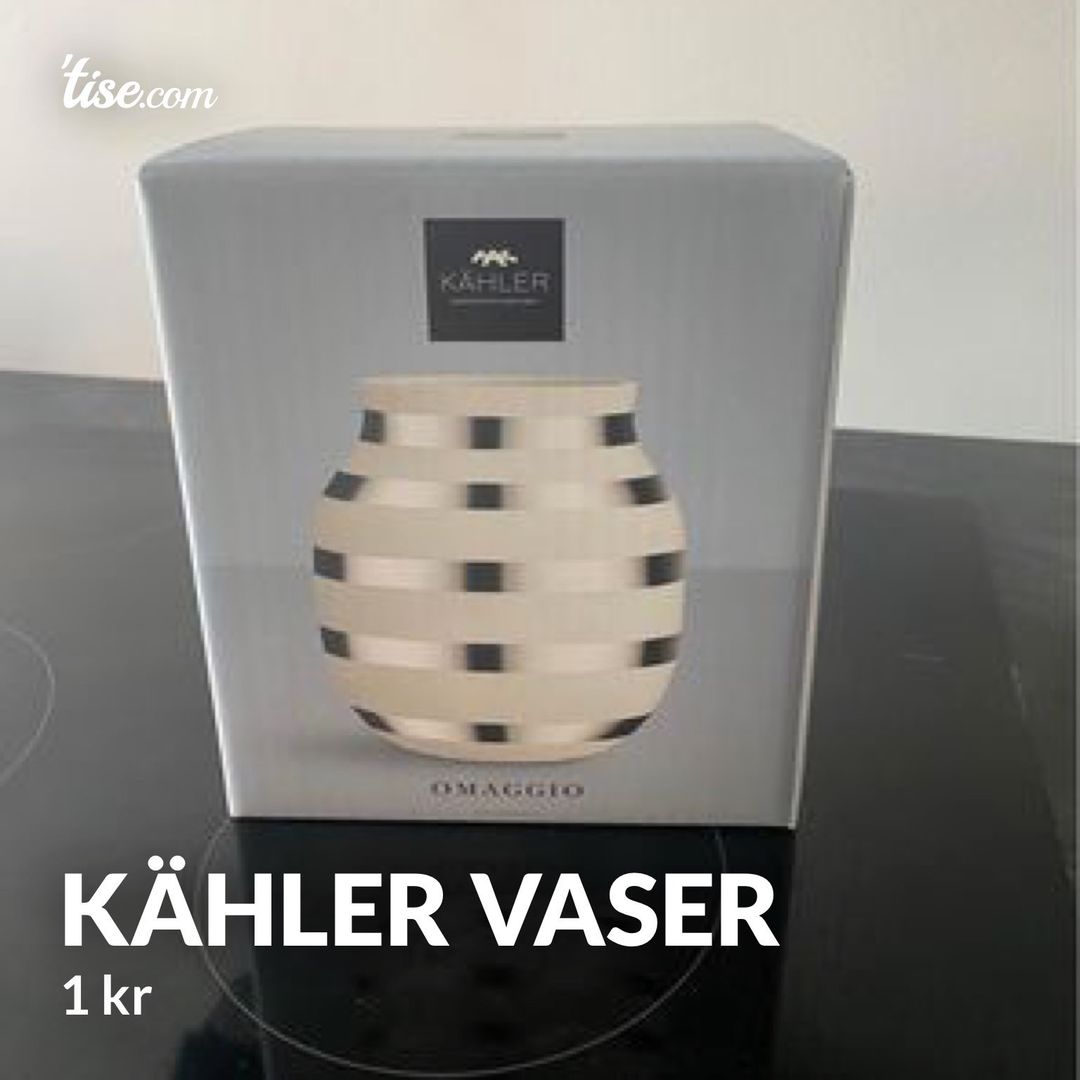 Kähler vaser