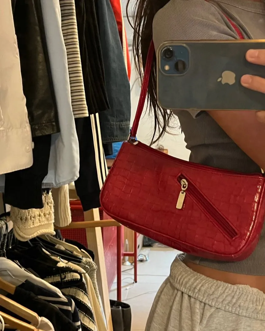 Vintage red bag