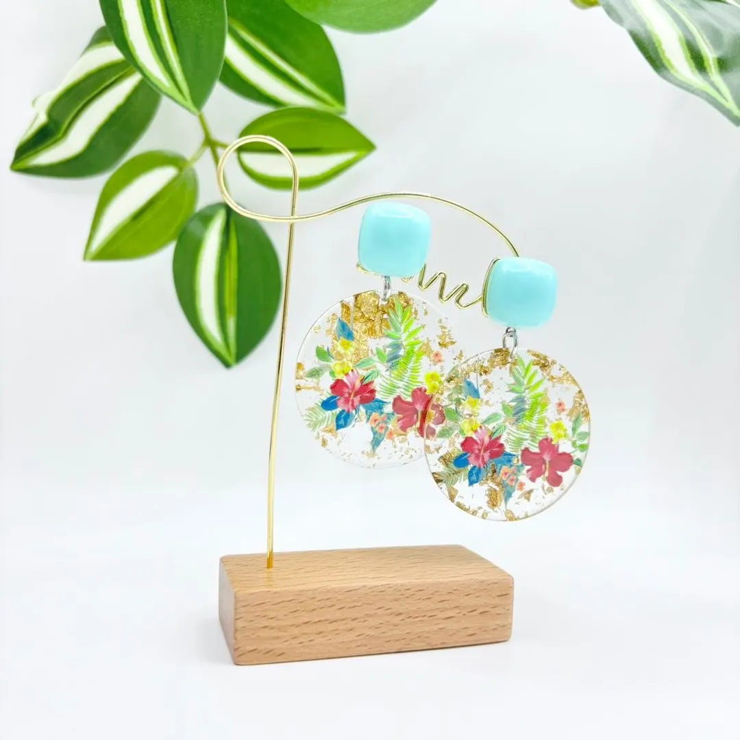 Flower earrings