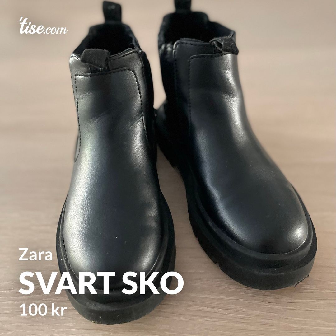 Svart sko