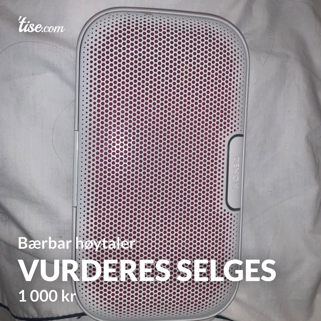 Vurderes selges